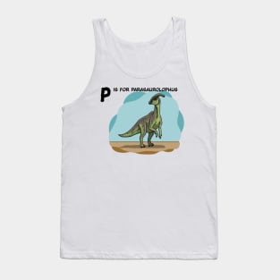 Parasaurolophus dinosaur Tank Top